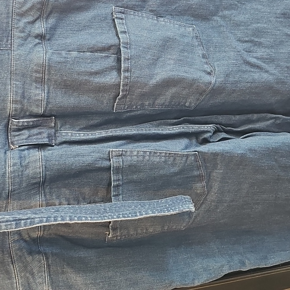 Denim Jumpsuit with Belt - So Stylish by Rachel Roy - Picture 5 of 6